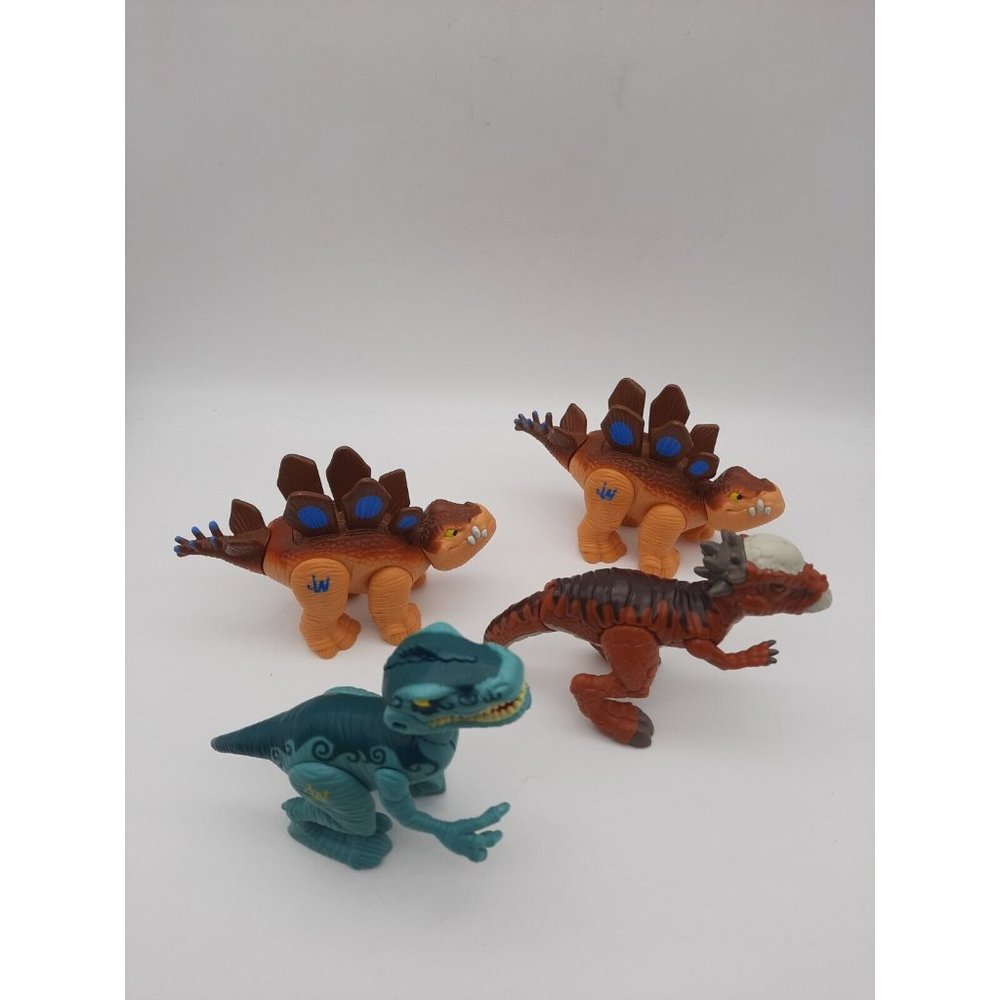 Dinosaurs Figures Lot Jurassic World  Lot of 4 Preschool Play Dinosaurs